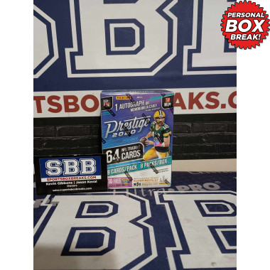 2020 Panini Prestige Football Blaster Box (Personal Box) Football